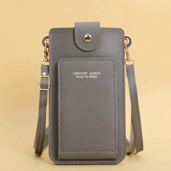Women Bags Soft Leather Wallets Touch Screen Cell Phone Purse Crossbody Shoulder Strap Handbag for Female Cheap Women's Bags - Tasawoq