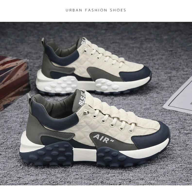Men Shoes Platform Male Sneakers 2025 New Vulcanized Shoes for Men Casual Running Shoes Large Size 45 46 Hot Sapatos Masculinos - Tasawoq