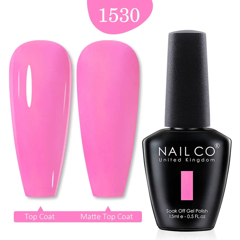 NAILCO Red Colors Series 15ML Nail Gel Polish Nail Supplies Semi Permanent For Nail Art Manicure Soak Off LED UV Hybrid Varnish - Tasawoq