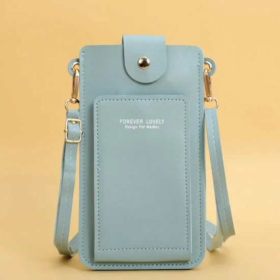 Women Bags Soft Leather Wallets Touch Screen Cell Phone Purse Crossbody Shoulder Strap Handbag for Female Cheap Women's Bags - Tasawoq