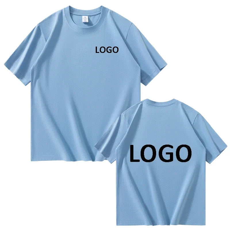 Customized Cotton Printed T-shirts Men Fashion Short Sleeve Tshirt Women Personality Casual Streetwear Tee Tops Camiseta - Tasawoq