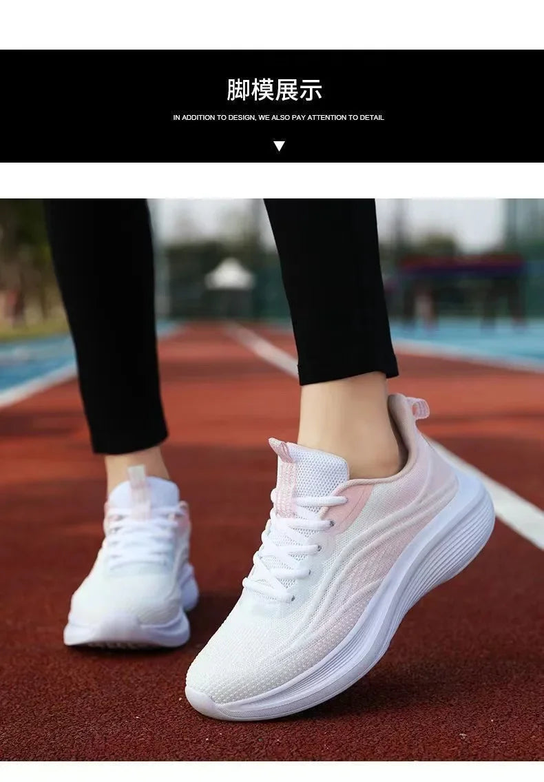 Casual Running Summer Fashion Anti Slip Hiking Mesh Breathability Athletic Shoe Tennis Woman Trend 2024 Woman Sneakers Couple - Tasawoq