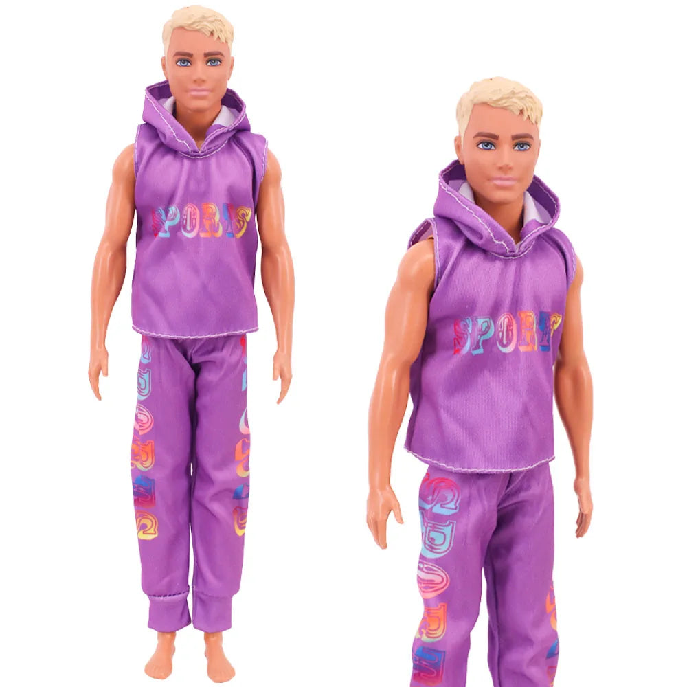 25 Style Ken 11.5inch Doll Clothes Sportswear Prince's Daily Clothing Overcoat for Babi 30 Cm Ken Boy Clothes,Birthday Present - Tasawoq