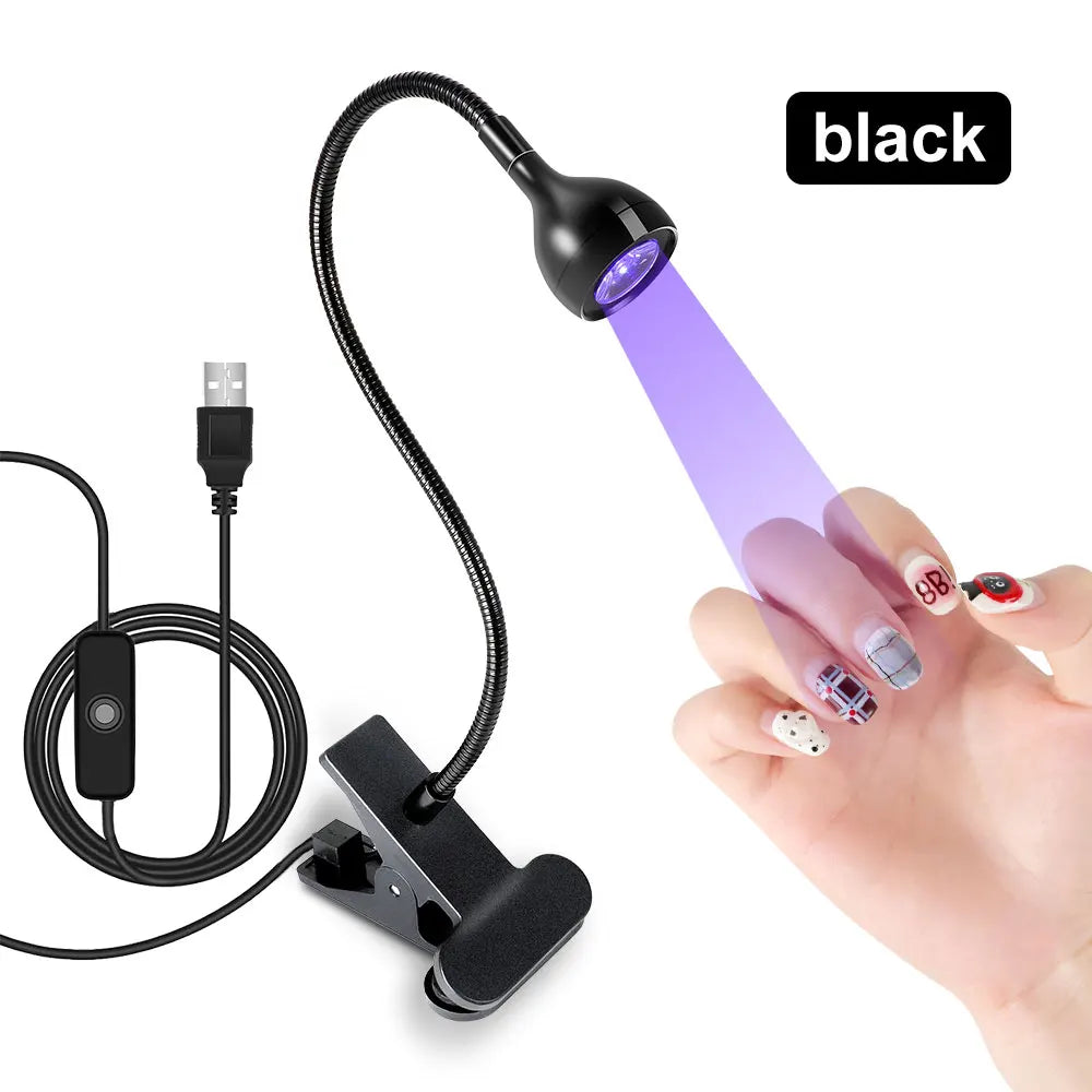 Nail Dryer LED Nail Lamp UV Lamp for Curing All Gel Nail Polish, 360 Degree Swivel to Free Your Hands, For Home Salon Tools - Tasawoq