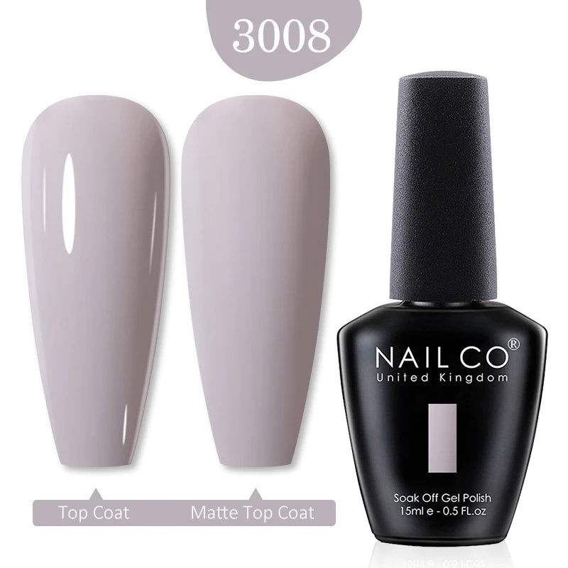 NAILCO Red Colors Series 15ML Nail Gel Polish Nail Supplies Semi Permanent For Nail Art Manicure Soak Off LED UV Hybrid Varnish - Tasawoq