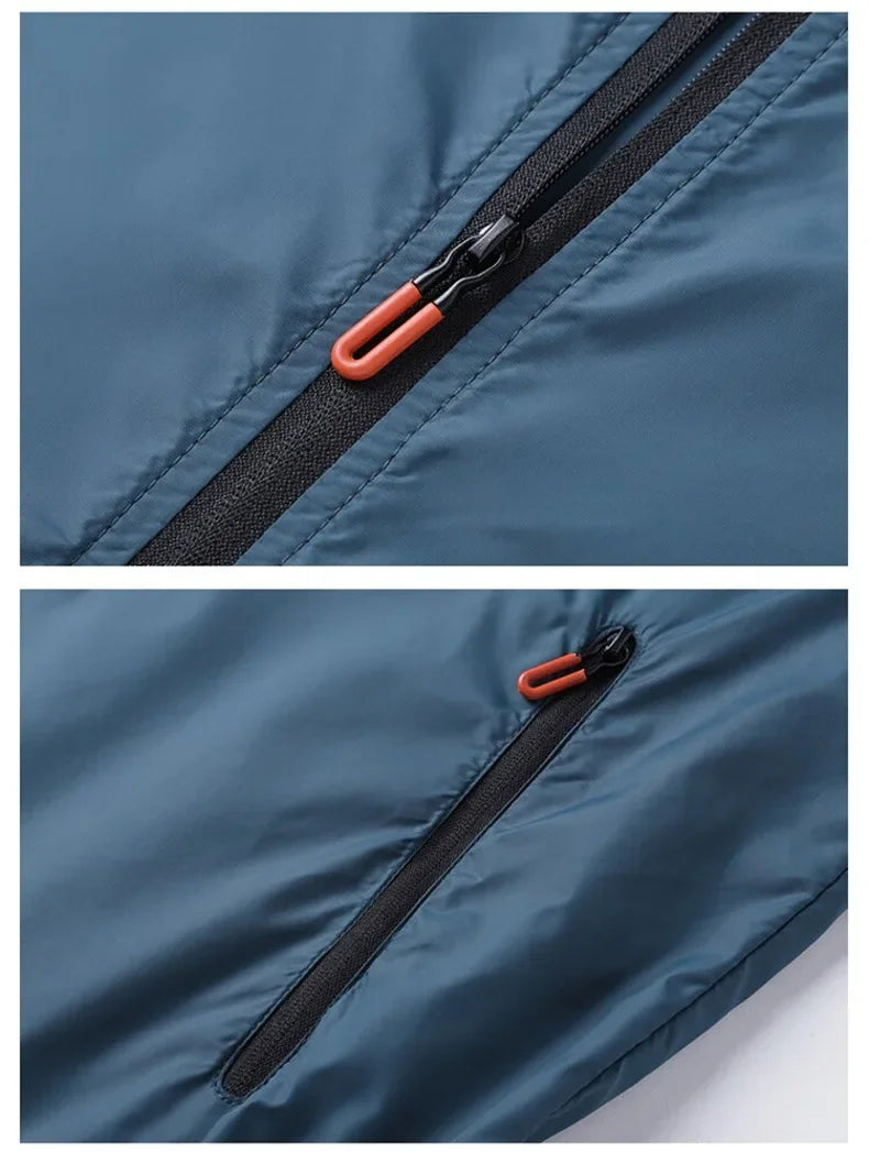 Sunscreen Coats Men's Breathable Sports Waterproof Jacket Summer UV Protection Outdoor Fishing Skin Clothing - Tasawoq