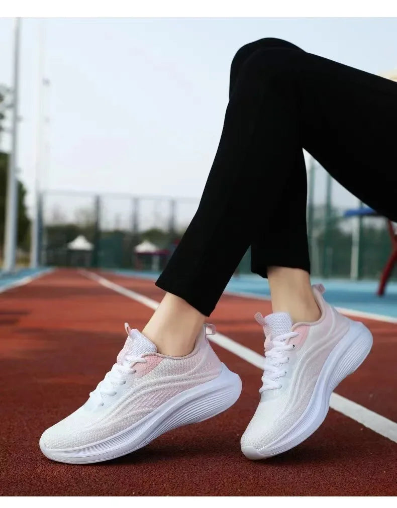 Casual Running Summer Fashion Anti Slip Hiking Mesh Breathability Athletic Shoe Tennis Woman Trend 2024 Woman Sneakers Couple - Tasawoq