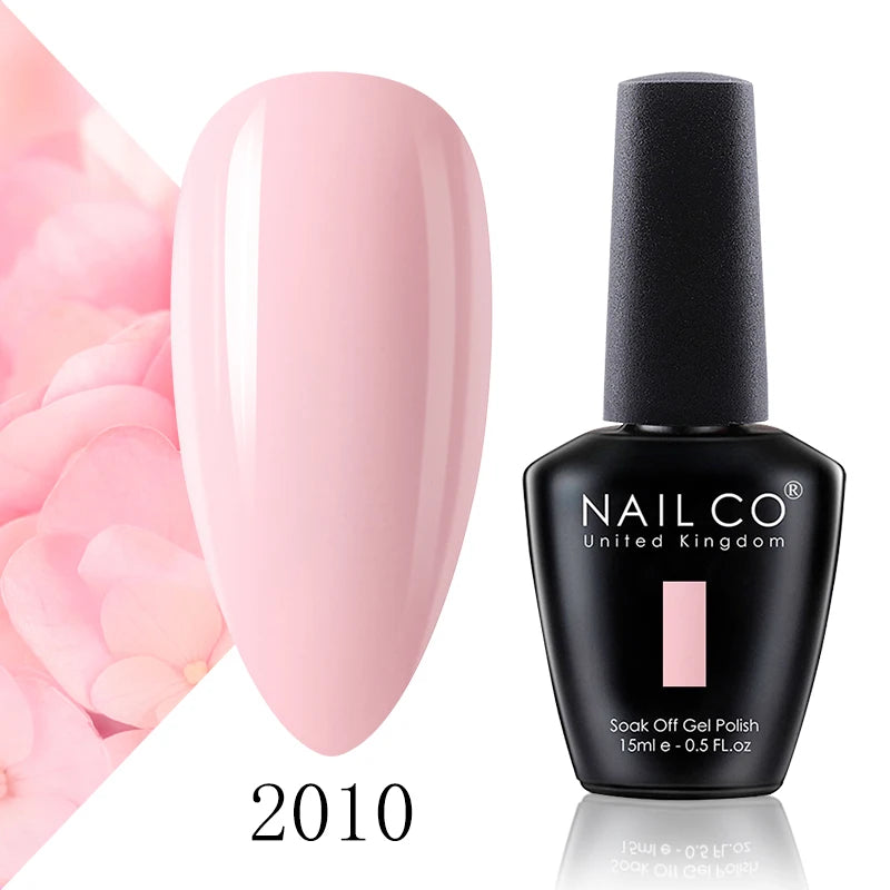 NAILCO 15ml Fresh Series Gel Nail Polish Design UV&LED Nail Gel Spring Summer Color Vernis Nail Art Glitter All For Manicure Set - Tasawoq