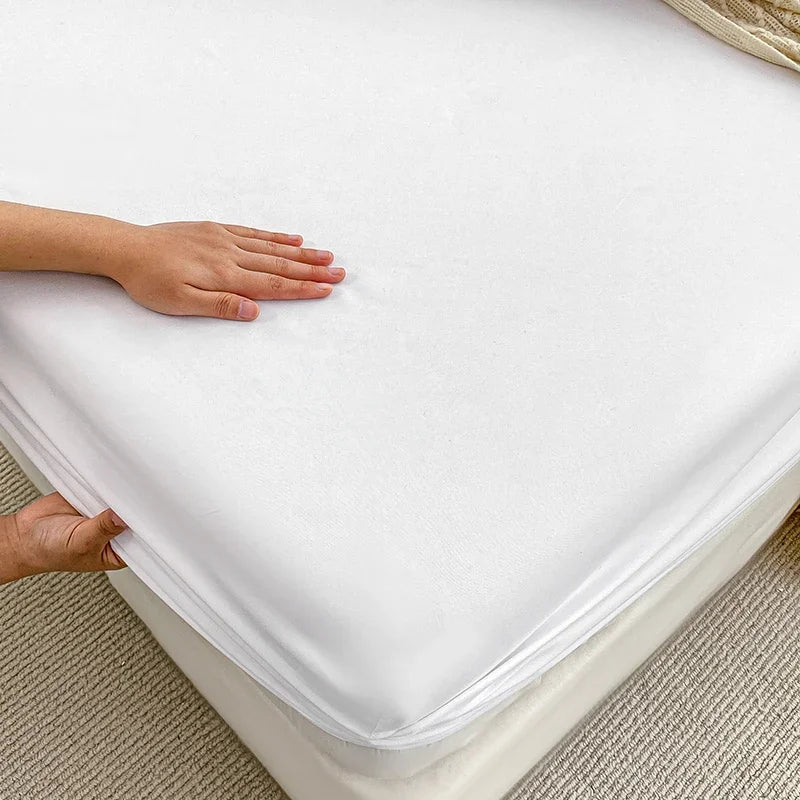 Double Bed Sheets Couple Elastic Fitted Sheet Microfiber Ultra-Soft Hotel Luxury Mattresses cover Queen single king Size - Tasawoq