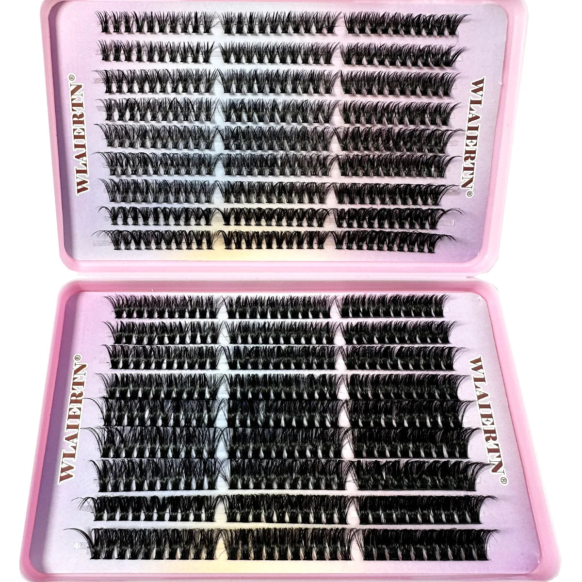 Faux Mink Eyelashes 540Cluster C Curled 9-16mm Mixed Natural Eyelash Extension 3D Russian Strip Personal Eyelash Makeup Tool - Tasawoq