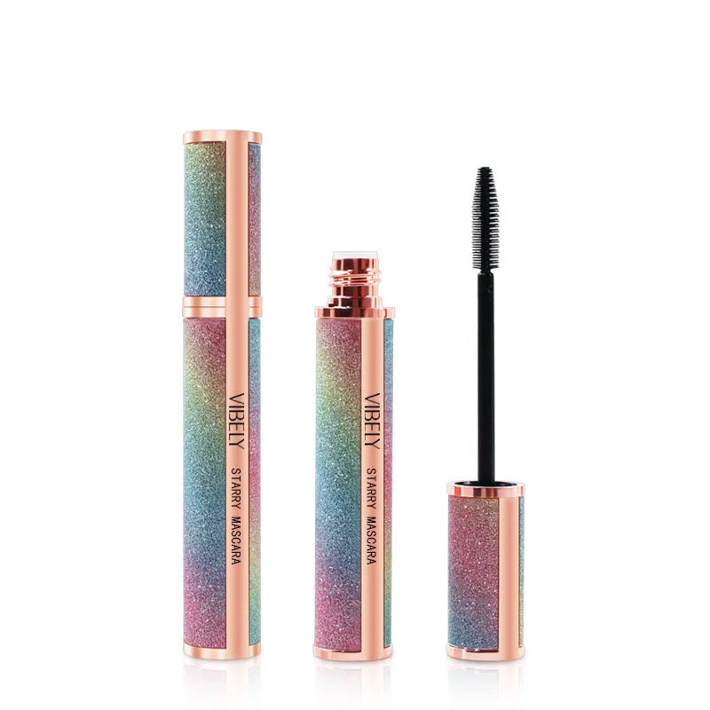 4D Brilliant Starry Sky Black Mascara Slim, Thick, Curled, Waterproof, Long lasting, Non Staying Mascara - Tasawoq