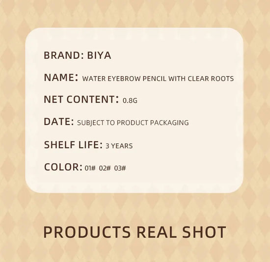 0.01mm Ultra Fine Liquid Eyebrow Pen Waterproof Natural Color Not Smudge Eyebrow BIYA Makeup Pencil - Tasawoq