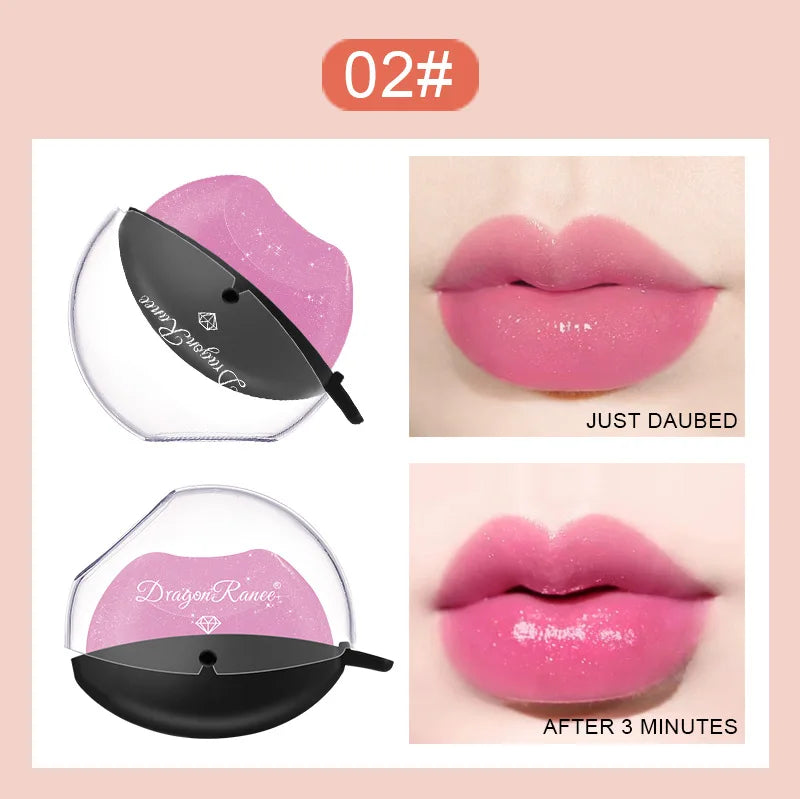 12-color lazy lip-shaped pearlescent fine glitter lipstick that is not easy to fade, warm and moisturizing, color-changing lazy - Tasawoq