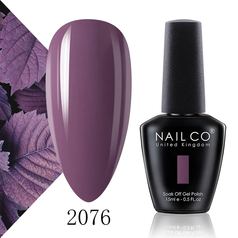 NAILCO 15ml Fresh Series Gel Nail Polish Design UV&LED Nail Gel Spring Summer Color Vernis Nail Art Glitter All For Manicure Set - Tasawoq