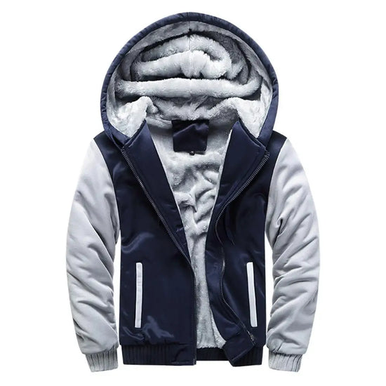 Men's Jacket Camouflage Thicken Winter Jackets for Men Fleece Long Sleeve Coat Man Casual Hoodies Streetwear Men's Coats - Tasawoq