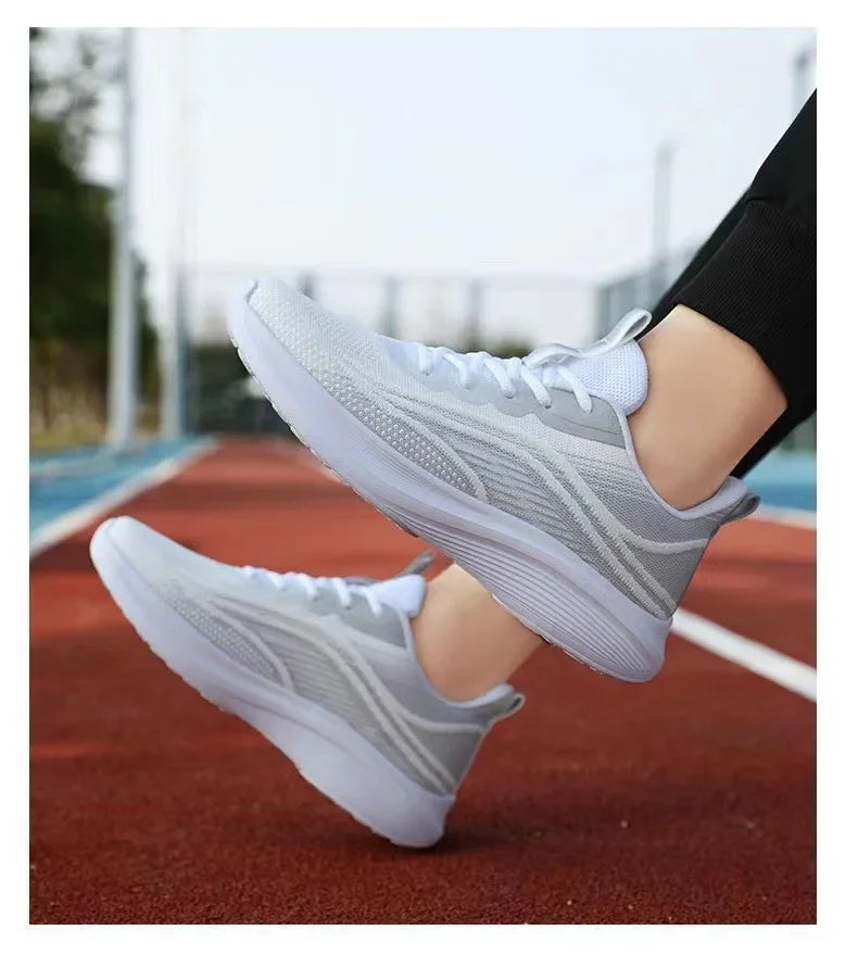 Casual Running Summer Fashion Anti Slip Hiking Mesh Breathability Athletic Shoe Tennis Woman Trend 2024 Woman Sneakers Couple - Tasawoq