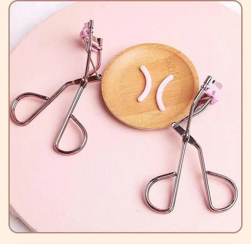Professional Rose Gold Eyelash Curler Eyelash Cosmetics Makeup Tools Ladies Accessories Quick Styling Compact Portable - Tasawoq