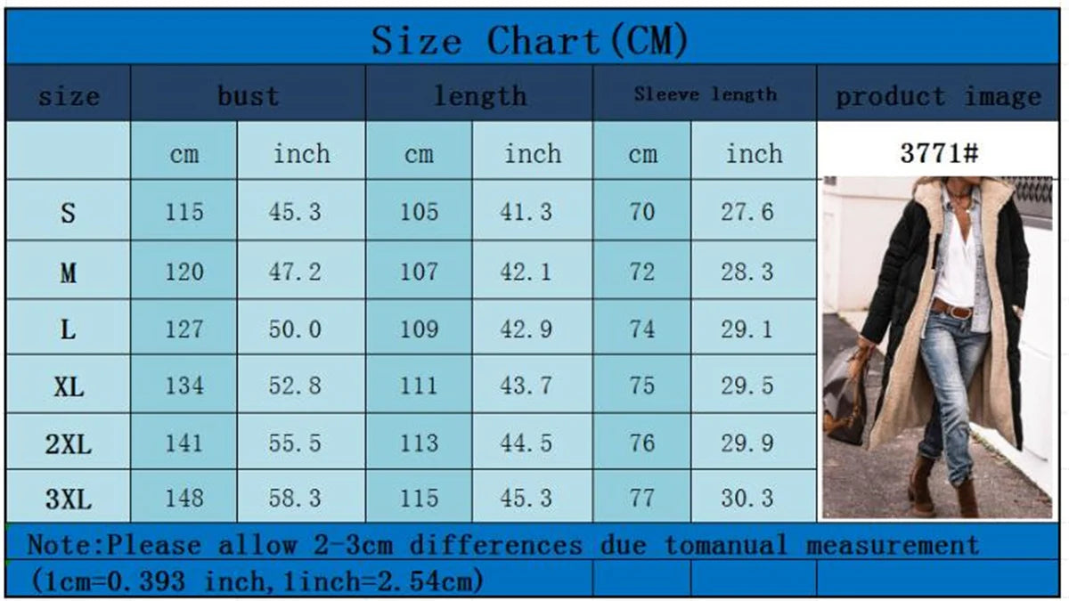 Winter Hooded Quilted Jacket For Women Solid Reversible Long Sleeve Thick Coat Warm Fashion Long Outerwear Casual Puffer Coats - Tasawoq