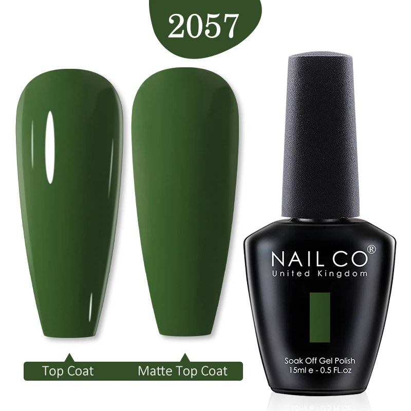 NAILCO Red Colors Series 15ML Nail Gel Polish Nail Supplies Semi Permanent For Nail Art Manicure Soak Off LED UV Hybrid Varnish - Tasawoq
