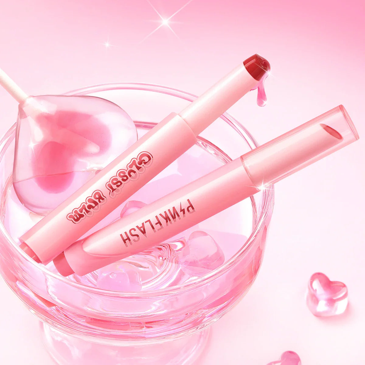 PINKFLASH Dewyful Glossy Lip Balm Long-lasting Moisturizing Lip Glaze Non-stick Lip Tints Women Lips Liner Care Makeup Cosmetics - Tasawoq