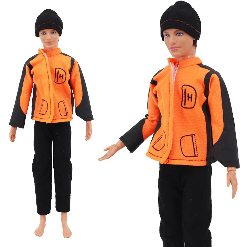 25 Style Ken 11.5inch Doll Clothes Sportswear Prince's Daily Clothing Overcoat for Babi 30 Cm Ken Boy Clothes,Birthday Present - Tasawoq