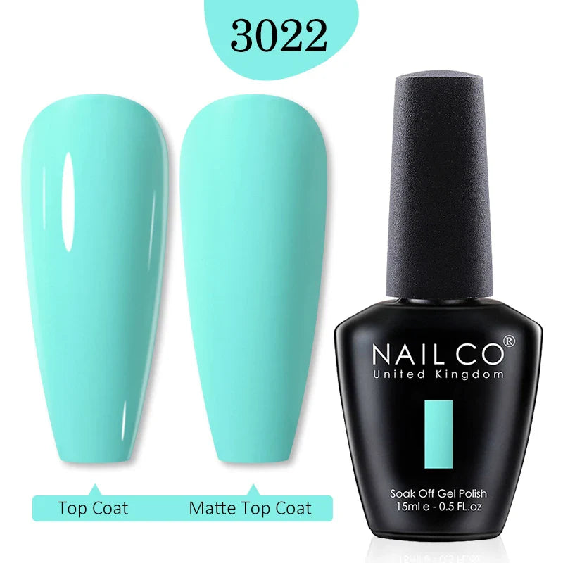 NAILCO Red Colors Series 15ML Nail Gel Polish Nail Supplies Semi Permanent For Nail Art Manicure Soak Off LED UV Hybrid Varnish - Tasawoq