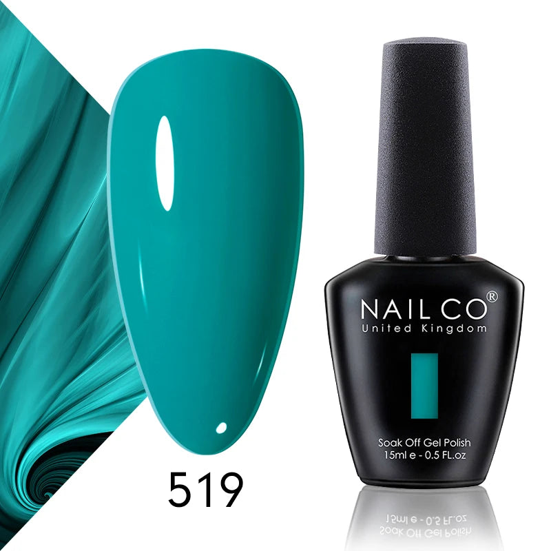 NAILCO 15ml Fresh Series Gel Nail Polish Design UV&LED Nail Gel Spring Summer Color Vernis Nail Art Glitter All For Manicure Set - Tasawoq