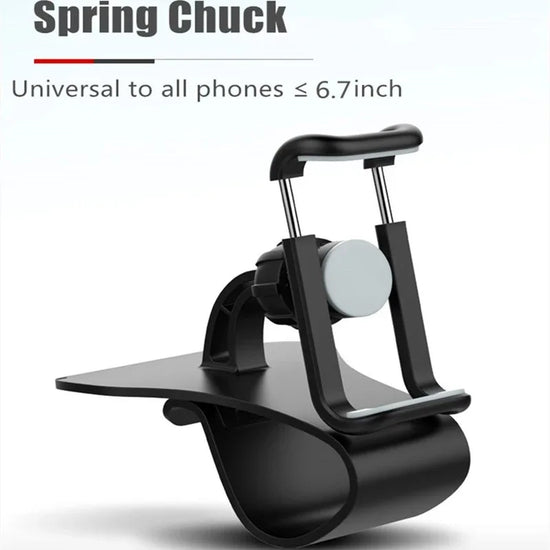 360 Rotatable Car Phone Holder Universal Cell Phone Stands Car Rack Dashboard Support for Auto Grip Mobile Phone Fixed Bracket - Tasawoq