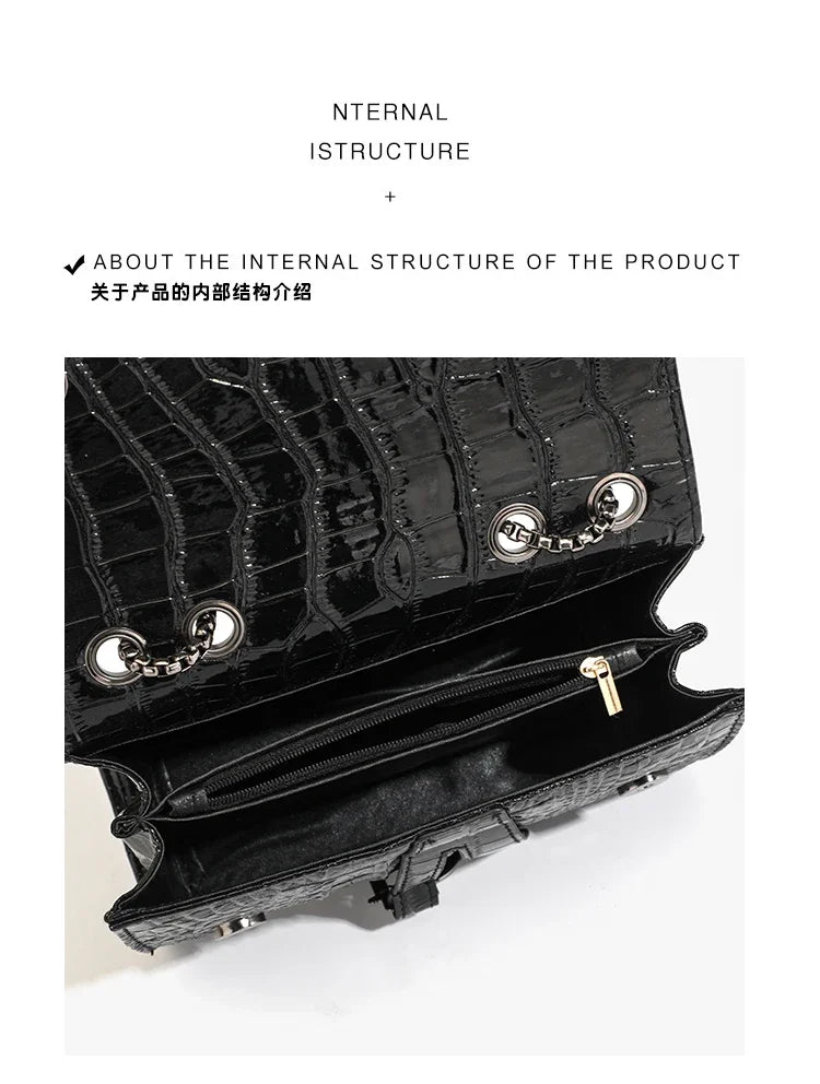 Women's Luxury Handbag Brand Crossbody Bags Female Chains Shoulder Messenger Hand Bags Sequined Casual purses and handbags - Tasawoq