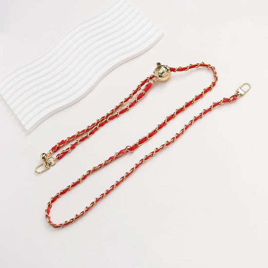 120cm Purse Chain Strap Crossbody Handbag Chains Replacement Leather Shoulder Bag Chain Straps Diy Women Girl Bag Part Accessory - Tasawoq