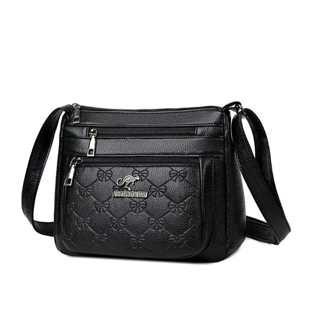 Women's Bag Middle-aged Bag Mother's Bag Fashion Multi-layer Large Capacity Single Shoulder Mother-in-law Buy Vegetable Bag - Tasawoq