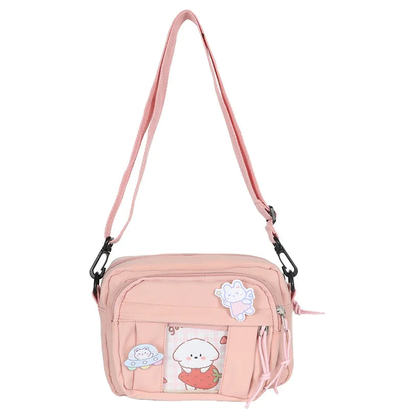New Kawaii Bag Girls 2025 New JK Transparent Bag Small Crossbody Bag For Women Purses and Handbags Shoulder Bag Itabag Bolso - Tasawoq