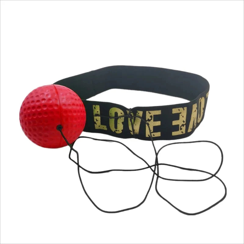 1Pcs MMA Boxing Speed Ball Head-Mounted Pu Punch Sanda Training Hand Eye Reaction Home Sandbag Fitness Equipment Gym Muay Thai - Tasawoq