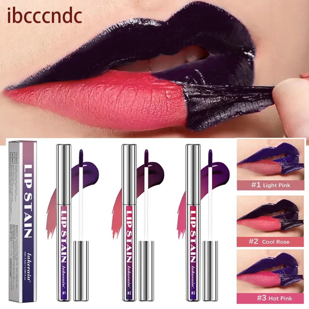 Long Lasting Lip Inks Korean Matte Lip Tint Peel Off Matte Tick for Lips Stick Free Shipping Liquid Lipstick Waterproof Makeup - Tasawoq