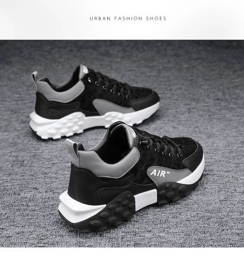 Men Shoes Platform Male Sneakers 2025 New Vulcanized Shoes for Men Casual Running Shoes Large Size 45 46 Hot Sapatos Masculinos - Tasawoq
