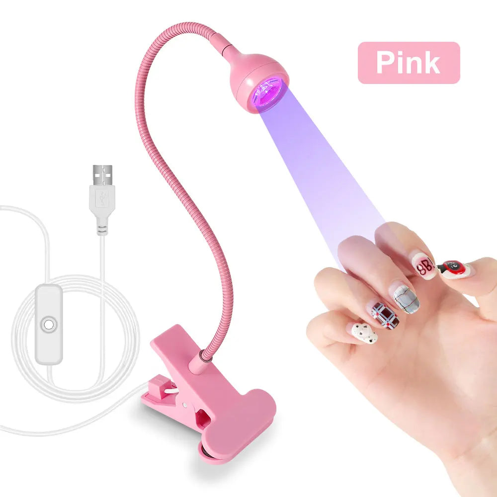 Nail Dryer LED Nail Lamp UV Lamp for Curing All Gel Nail Polish, 360 Degree Swivel to Free Your Hands, For Home Salon Tools - Tasawoq