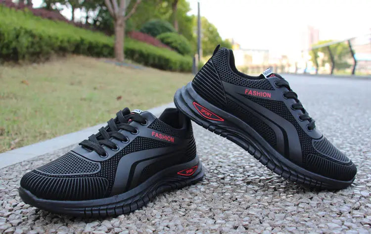 Men's Casual Sneakers New Breathable Sports Shoes Male Spring Fashion Antislip Wear-resisting Running Trainers Outdoor Men Shoes - Tasawoq