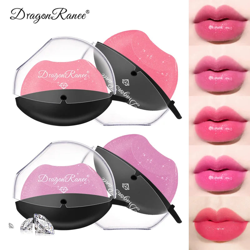 12-color lazy lip-shaped pearlescent fine glitter lipstick that is not easy to fade, warm and moisturizing, color-changing lazy - Tasawoq