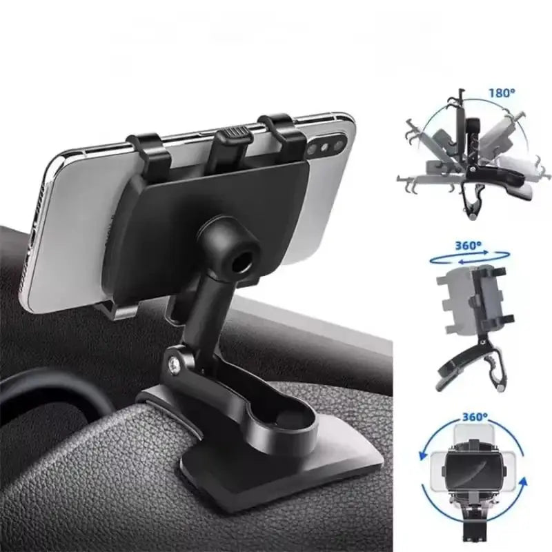 Universal Car Phone Holder Stand Dashboard Car Clip Mount GPS Bracket Car Mobile Phone Support in Car For iPhone Xiaomi huawei