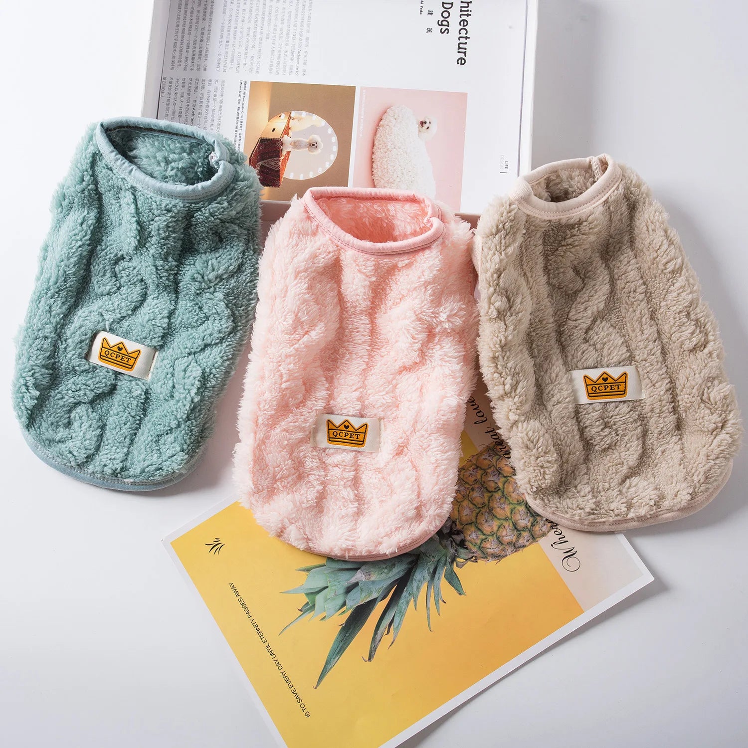 Soft Cozy Cat Clothes Autumn Winter Warm Fleece Sweatshirt for Small Dogs Puppy Kitten Jacket Coat Pet Sphynx Costume Sweater - Tasawoq