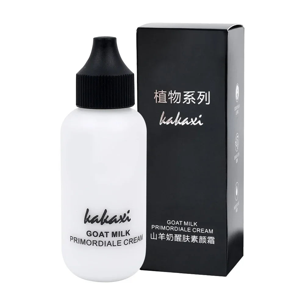 50ml Goat Milk Liquid Foundation Cream Waterproof Oil-control Cover Acne Base Cream Makeup Moisturize Matte Concealer Cosmetic - Tasawoq