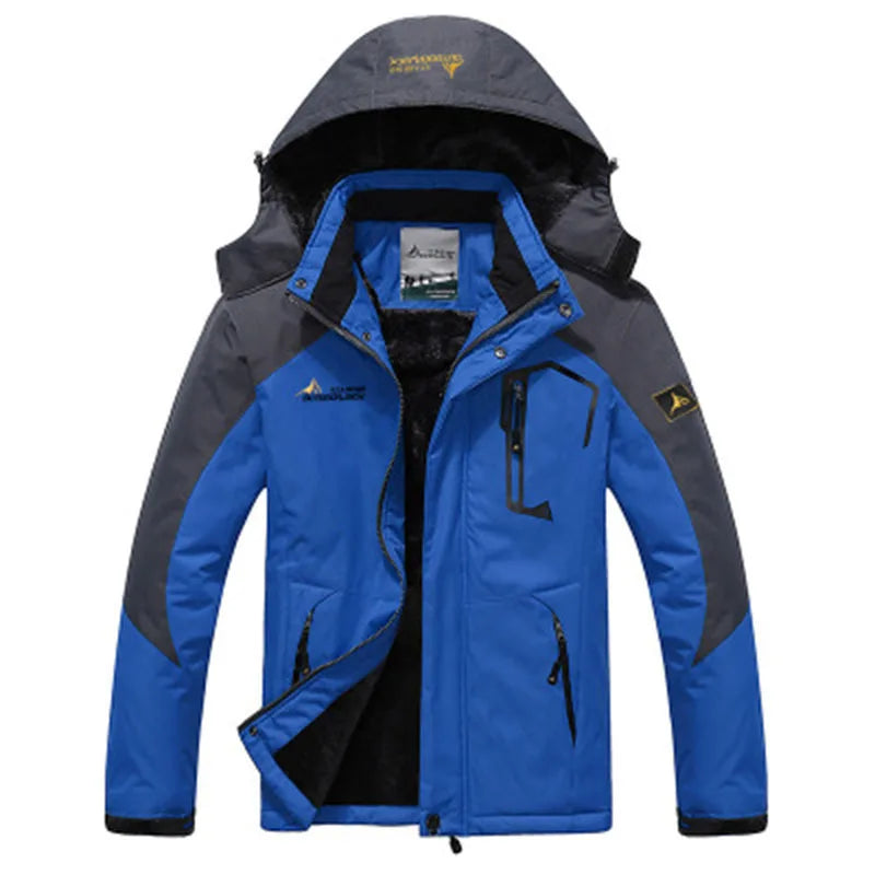 Winter Parka Men Windbreak Plus Thick Warm Windproof Fur Coats Male Military Hooded Anorak Jackets Men's Winter Jackets - Tasawoq