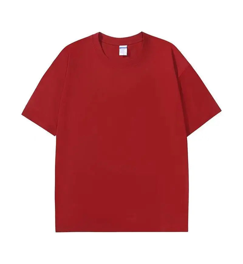 Customized Printed Leisure T Shirt Tee DIY Your Own Design Like Photo Or Logo White T-shirt Fashion Custom Men's Tops Tshirt - Tasawoq
