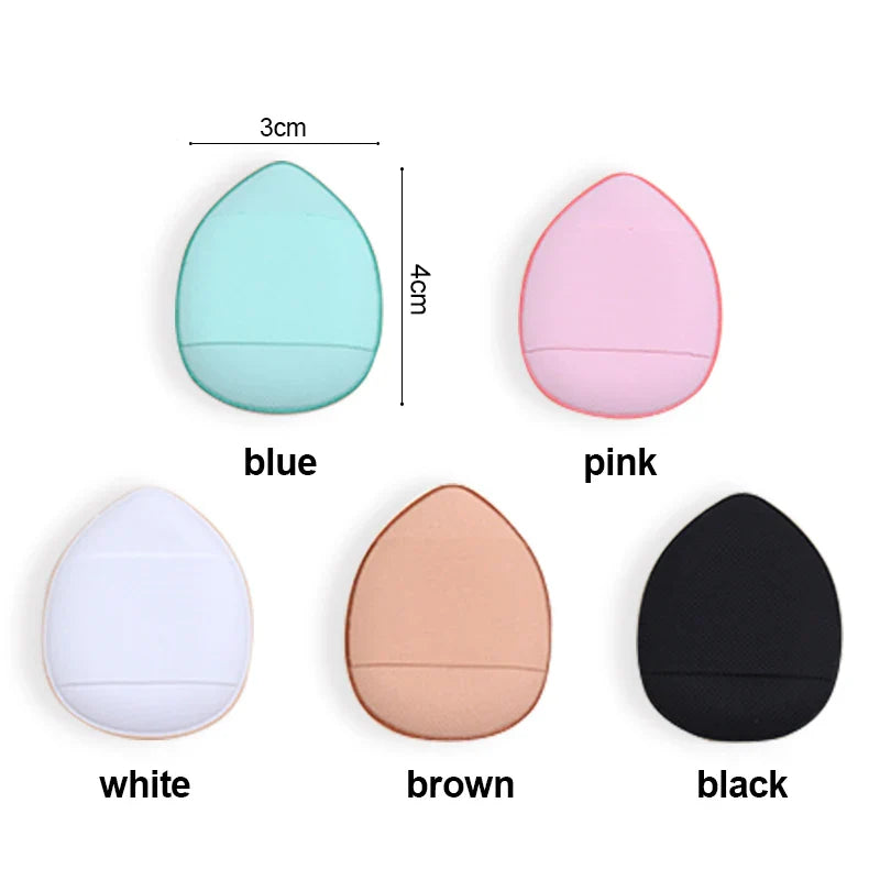 5/10Pcs Mini Finger Puff Foundation Small Air Cushion Powder Sponge Face Concealer BB Cream Cosmetic Applicator Makeup Tools - Tasawoq