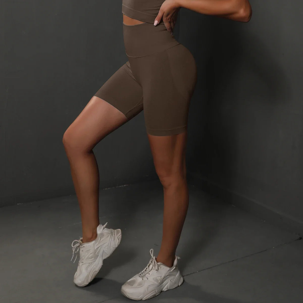 Seamless Shorts for Women Yoga Shorts Push Up Booty Workout Gym Shorts Fitness High Waist Sports Short Women Clothing - Tasawoq
