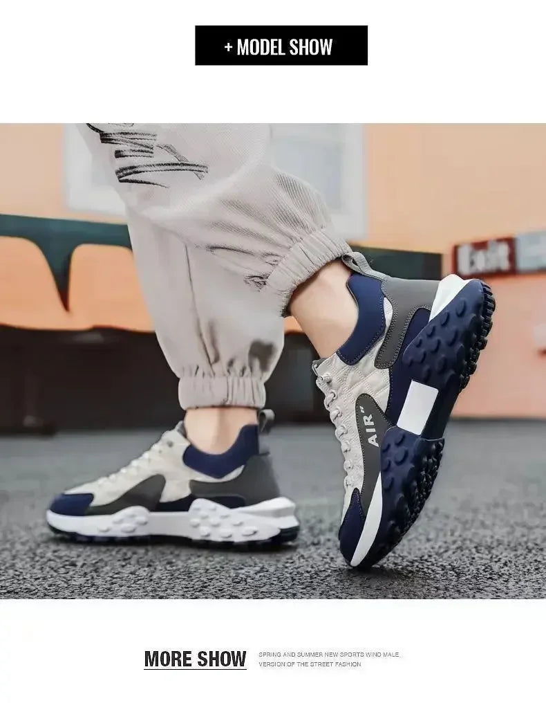 Men Shoes Platform Male Sneakers 2025 New Vulcanized Shoes for Men Casual Running Shoes Large Size 45 46 Hot Sapatos Masculinos - Tasawoq