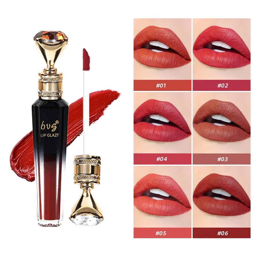 Lip Gloss Durable Moisturizing Waterproof Non-fading Non-stick Cup Color Durable Velvet Matte Lip Gloss Cosmetics For Women - Tasawoq