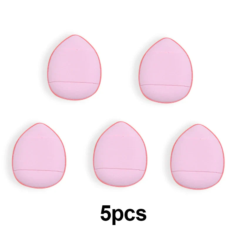 5/10Pcs Mini Finger Puff Foundation Small Air Cushion Powder Sponge Face Concealer BB Cream Cosmetic Applicator Makeup Tools - Tasawoq