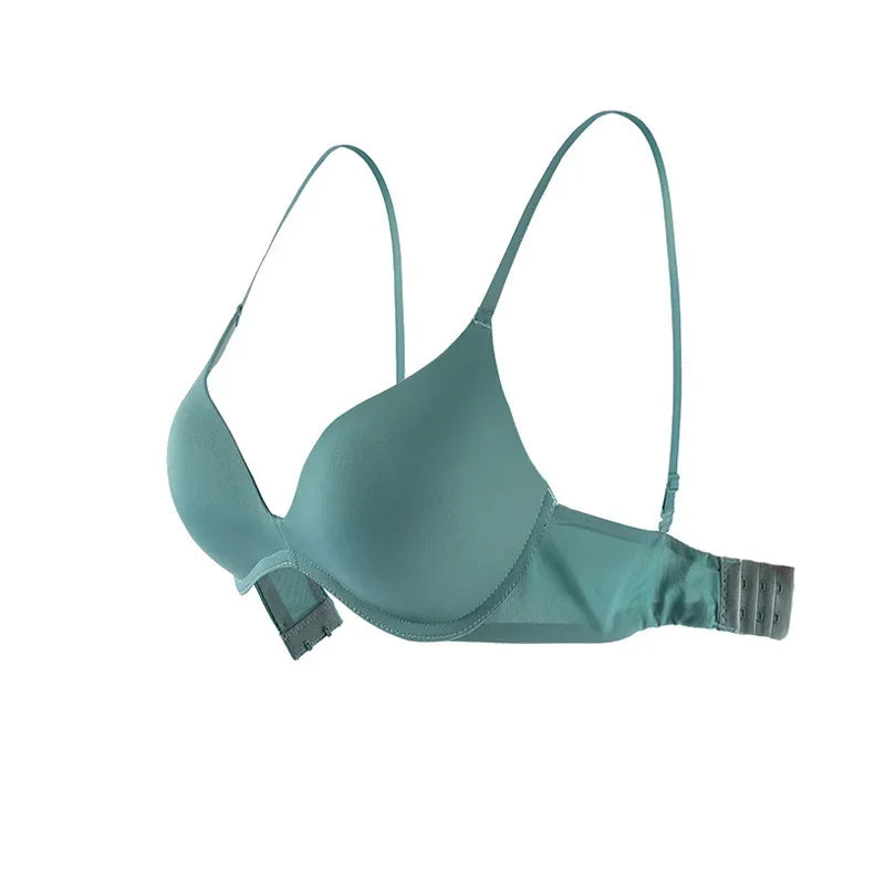 Backless Bras for Women Seamless Underwear Sexy Lingerie 3/4 Cup Bralette Top Wireless Brassiere Intimates Comfort T Shirt Bra - Tasawoq