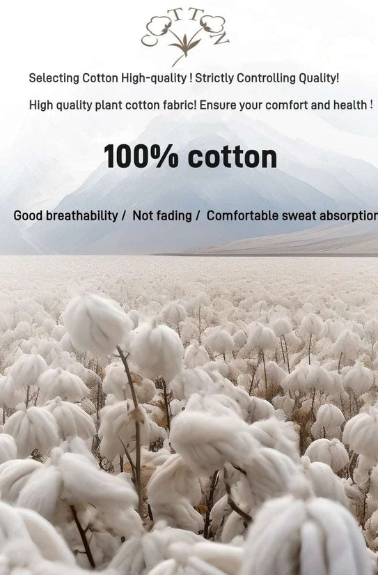 100% pure cotton summer high-end brand men's short sleeve round neck fashionable style half sleeved top breathable T-shirt - Tasawoq